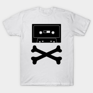 audio cassette tape, Crossbones T-Shirt